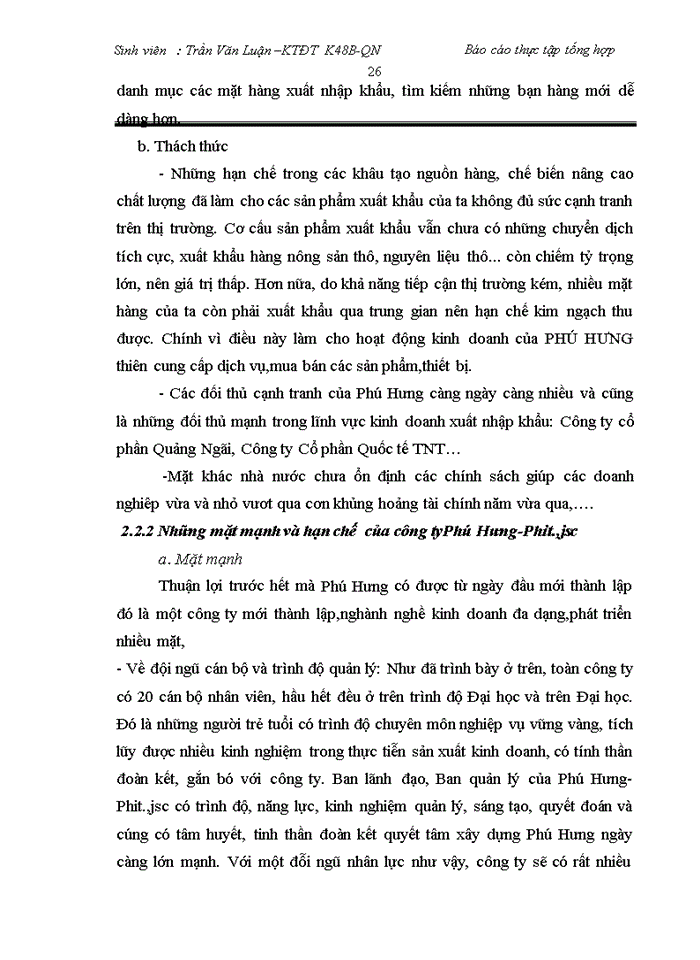 image for page Báo cáo thực tập tổng hợp tại Công ty cổ phần đầu tư và thương mại PHÚ HƯNG PHIT JSC