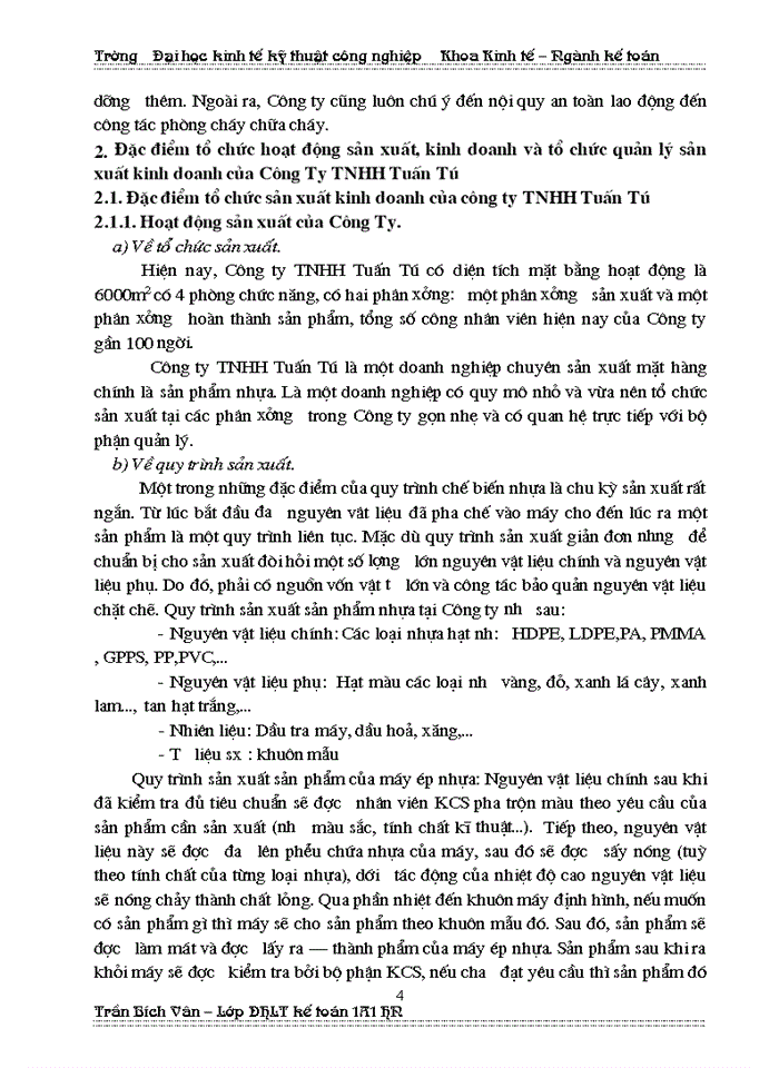 image for page Kế toán Nguyên vật liệu và Công cụ dụng cụ tại Công ty Trách nhiệm Hữu hạn Tuấn tú