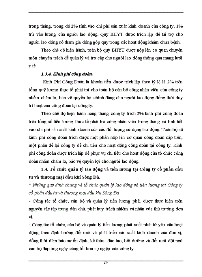 image for page Hoàn thiện Kế toán tiền lương và các khoản trích theo lương tại Công ty cổ phần đầu tư và thương mại Dầu khí Sông Đà