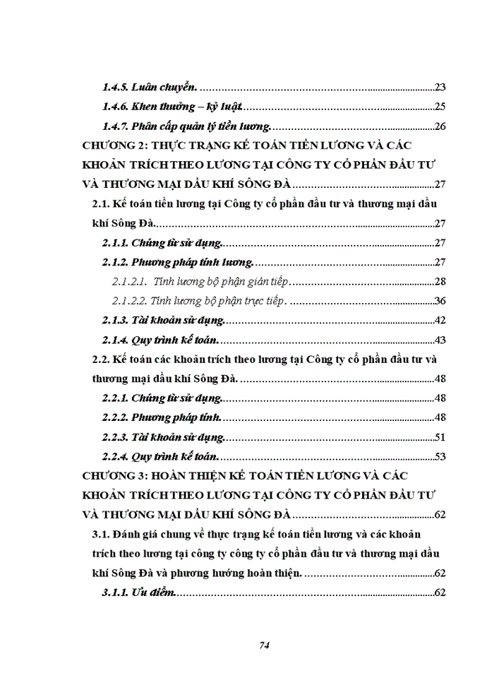 image for page Hoàn thiện Kế toán tiền lương và các khoản trích theo lương tại Công ty cổ phần đầu tư và thương mại Dầu khí Sông Đà