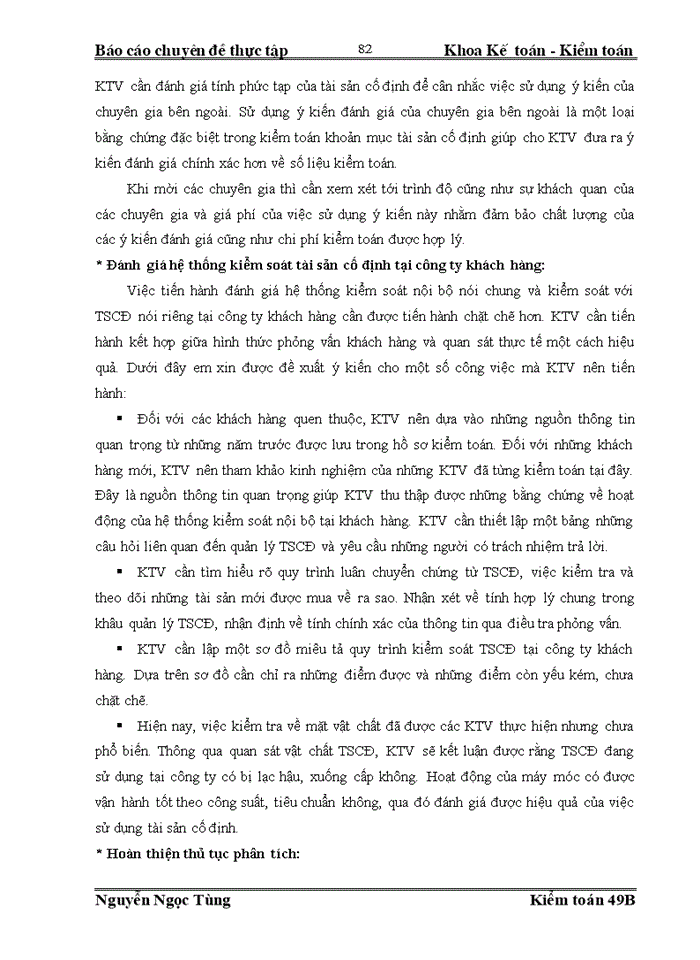 image for page Thực trạng quy trình Kiểm toán khoản mục Tài sản cố định trong Kiểm toán Báo cáo tài chính do Công ty Trách nhiệm Hữu hạn Kiểm toán VACO thực hiện
