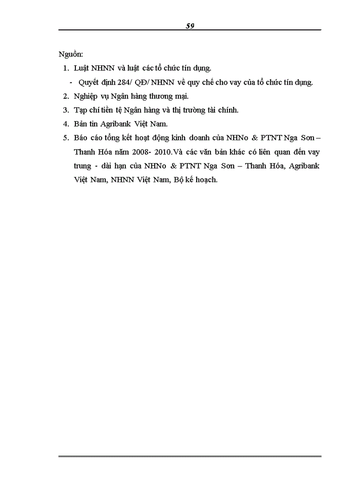 image for page Giải pháp nâng cao chất lượng tín dụng trung và dài hạn tại Ngân hàng Nông nghiệp và Phát triển Nông thôn huyện Nga Sơn Thanh Hóa