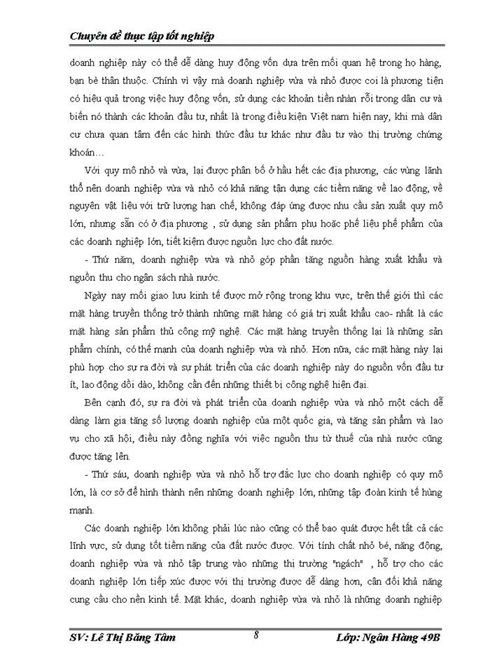 image for page Nâng cao chất lượng hoạt động cho vay đối với doanh nghiệp vừa và nhỏ tại ngân hàng Đầu tư và Phát triển chi nhánh Quang Trung