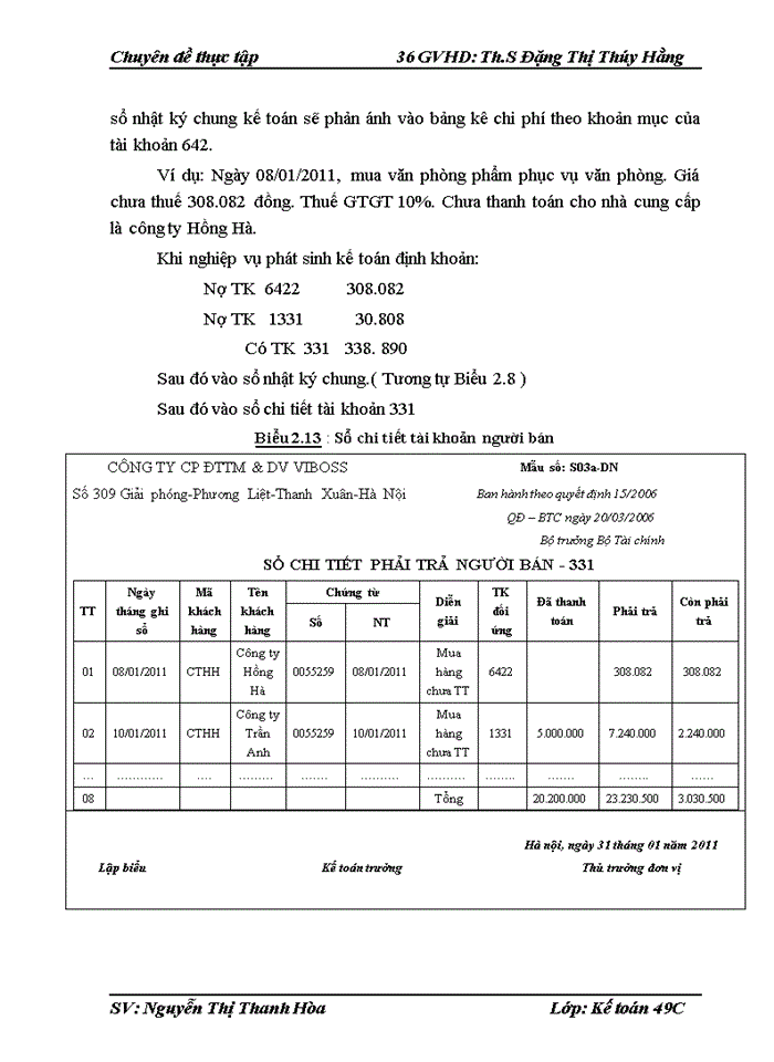 image for page Hoàn thiện Kế toán doanh thu chi phí và kết quả sản xuất kinh doanh tại Công ty Cổ phần Đầu tư Thương mại và Dịch vụ VIBOSS