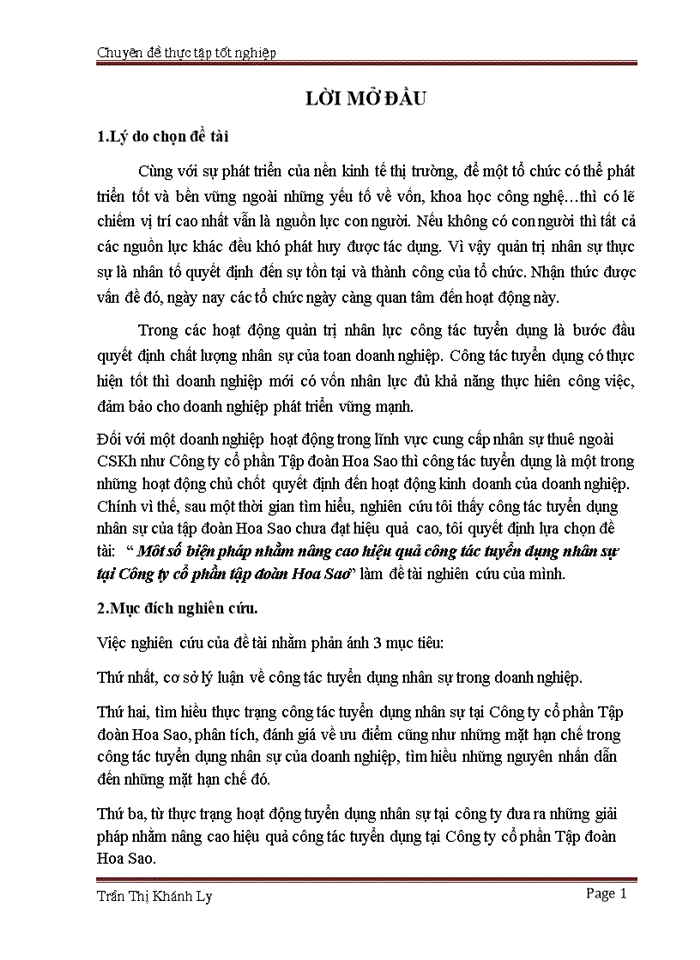 image for page Môt số biện pháp nhằm nâng cao hiệu quả công tác tuyển dụng nhân sự tại Công ty cổ phần tập đoàn Hoa Sao