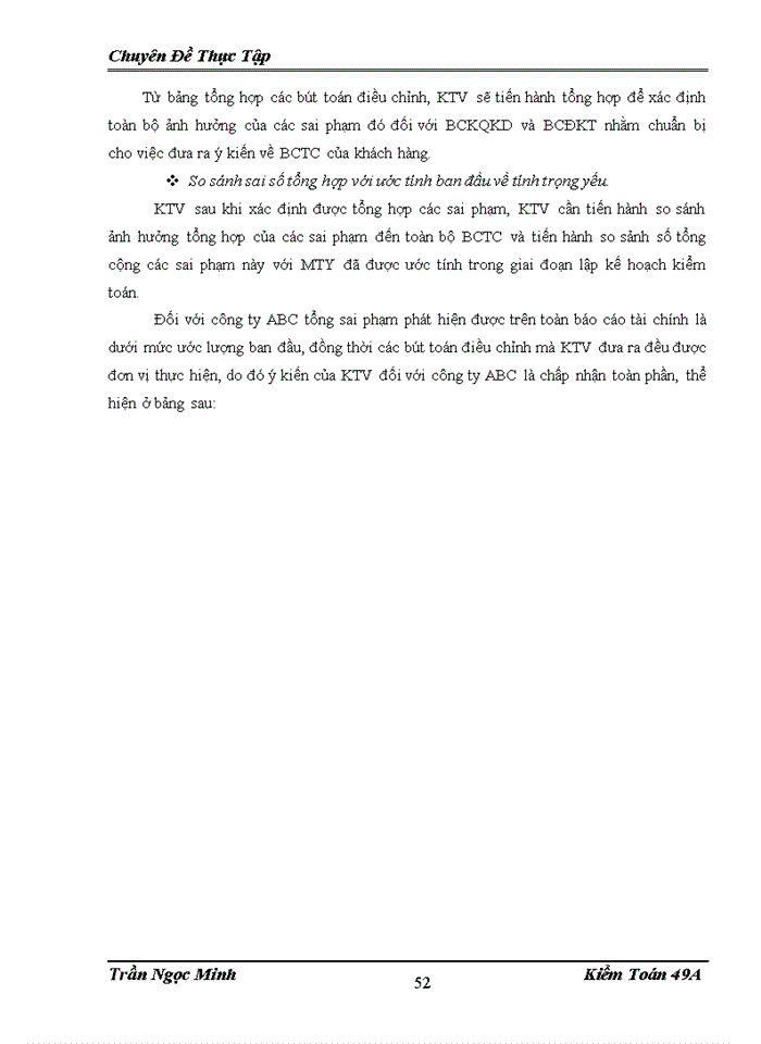 image for page Hoàn thiện quy trình đánh giá trọng yếu và rủi ro trong Kiểm toán Báo cáo tài chính tại Công ty Trách nhiệm Hữu hạn Dịch vụ Tư vấn Tài chính Kế toán và Kiểm toán AASC