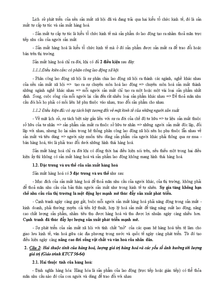 image for page Đề cương kinh tế chính trị