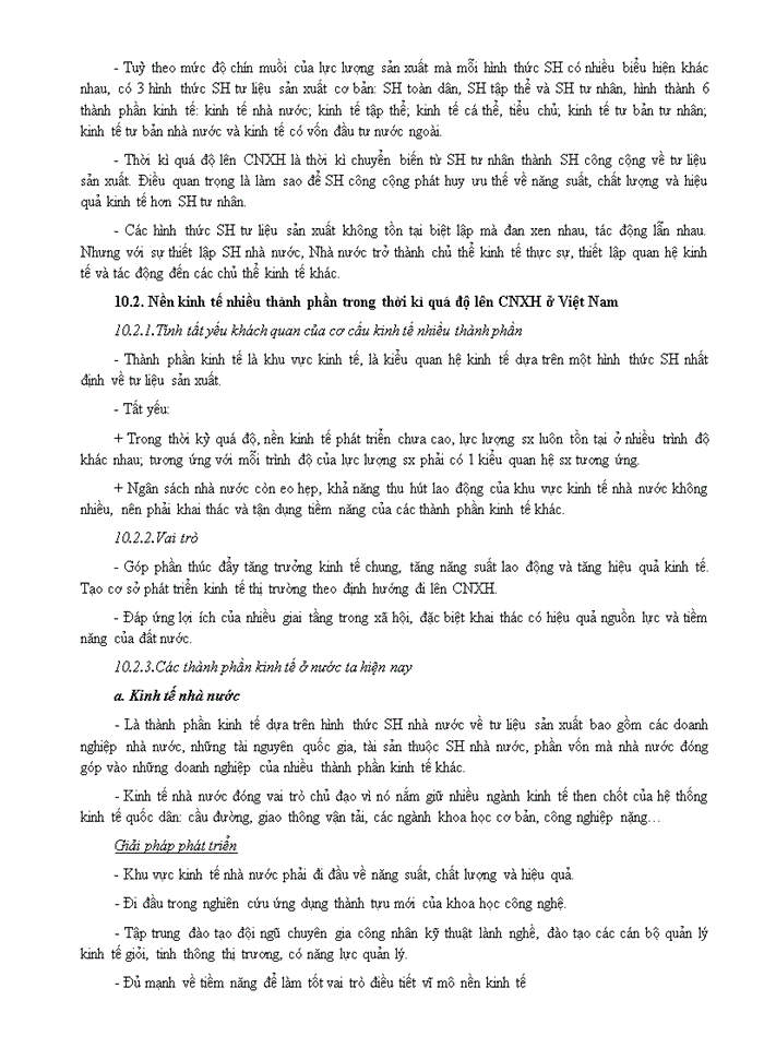 image for page Đề cương kinh tế chính trị