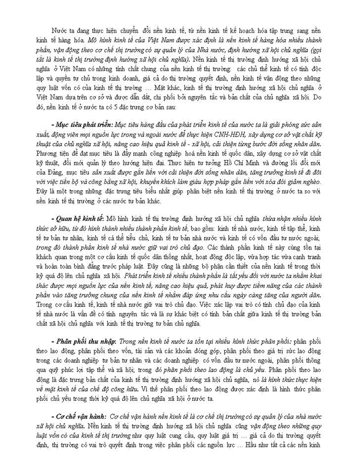 image for page Đề cương kinh tế chính trị