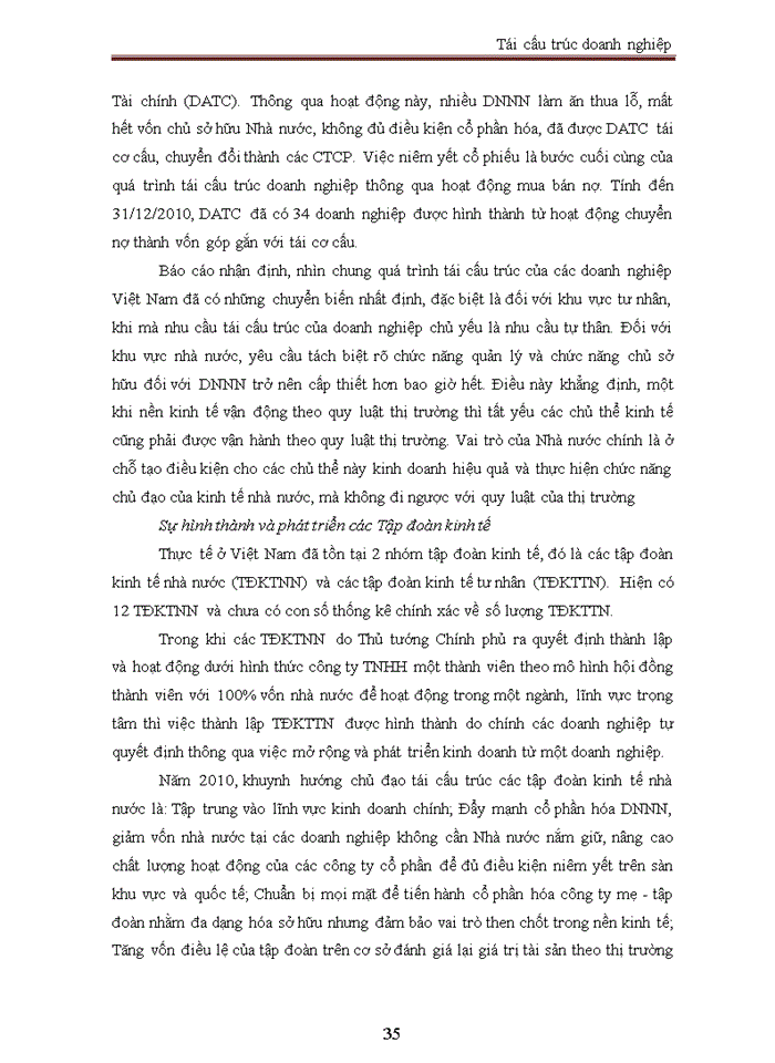 image for page Tái cấu trúc doanh nghiệp