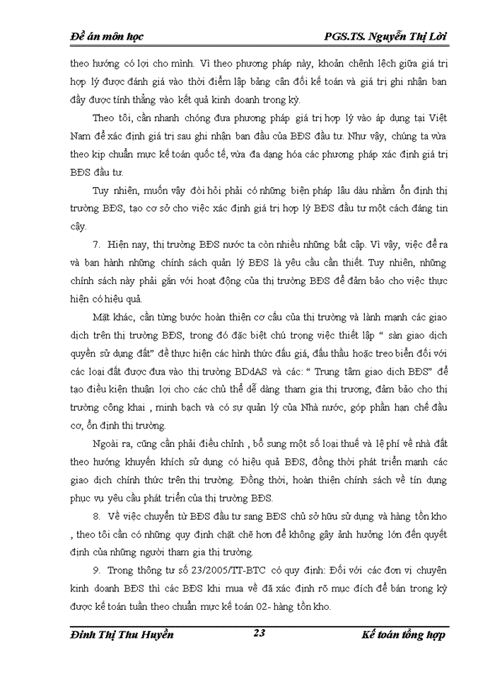 image for page Bàn về chế độ hạch toán bất động sản đầu tư