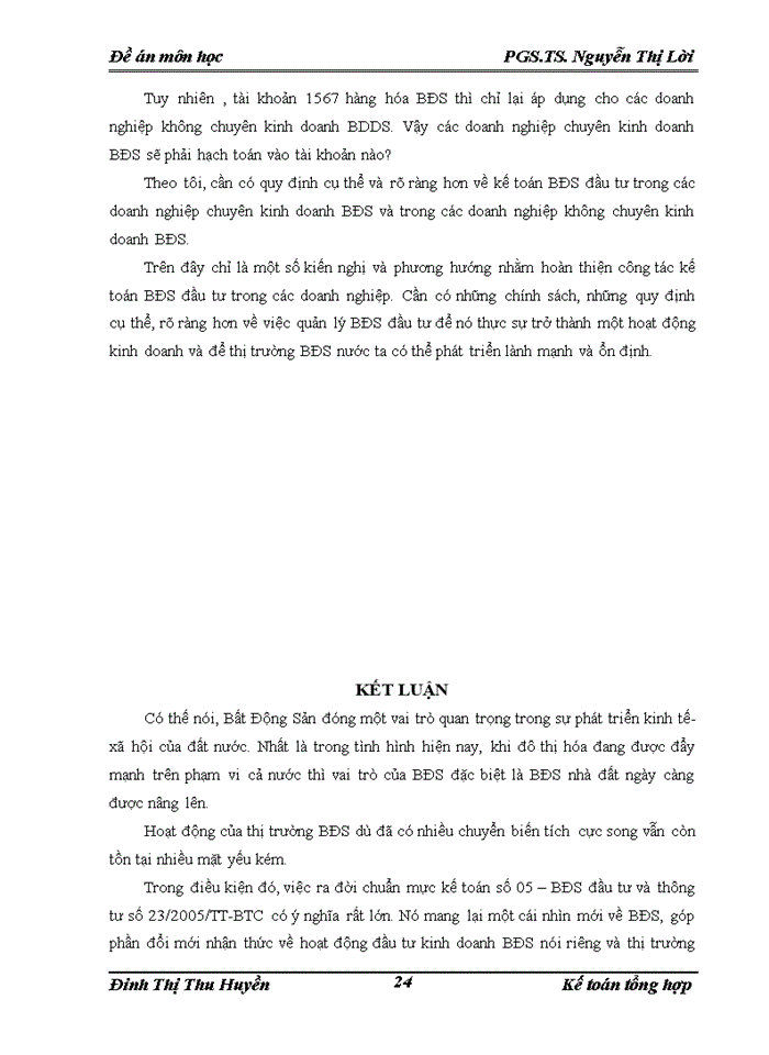 image for page Bàn về chế độ hạch toán bất động sản đầu tư