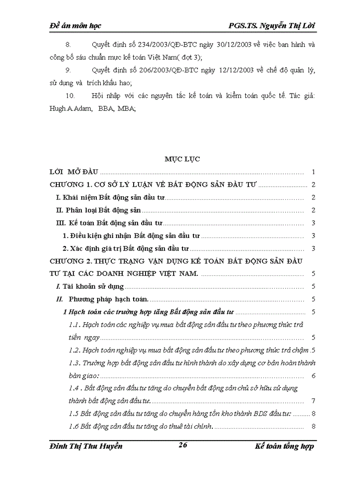 image for page Bàn về chế độ hạch toán bất động sản đầu tư