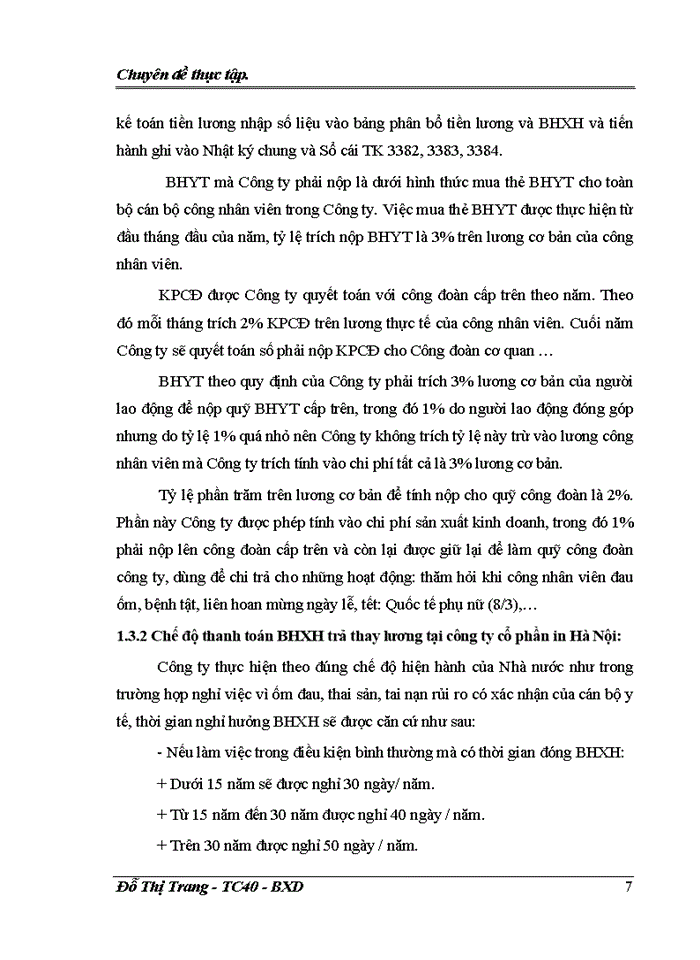 image for page Kế toán tiền lương và các khoản trích theo lương tại Công ty Cổ phần In Hà Nội