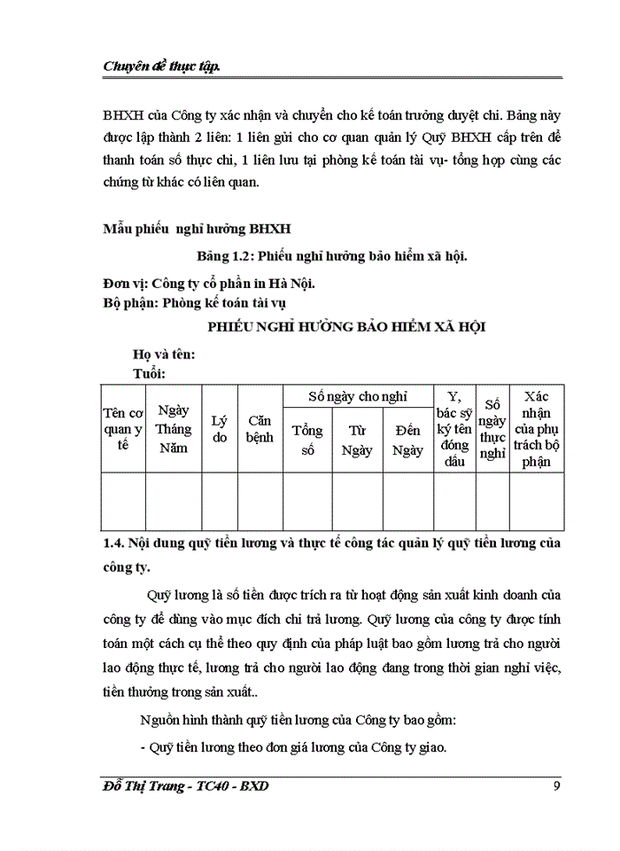 image for page Kế toán tiền lương và các khoản trích theo lương tại Công ty Cổ phần In Hà Nội
