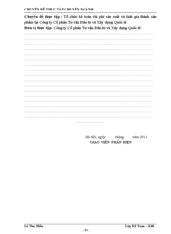 image for page Kế toán Chi phí sản xuất và tính gía thành sản phầm tại Công ty Cổ phần Tư vấn Đầu tư và Xây dựng Quốc tế