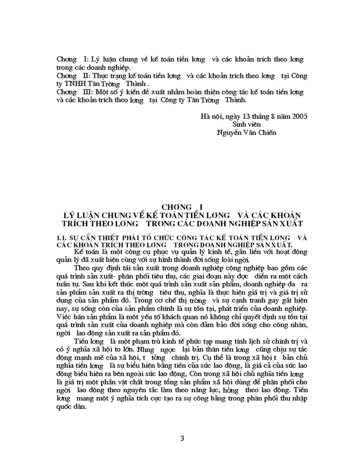 image for page Kế toan tiền lương và các khoản trích theo lương tại Công ty trách nhiệm hữu hạn Tân Trường Thành