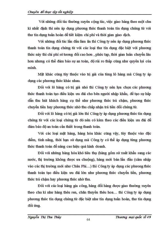 image for page Biện pháp hoàn thiện hoạt động thanh toán xuất khẩu tại Công ty cổ phần Xuất Nhập khẩu Thủ công Mỹ nghệ Artexport