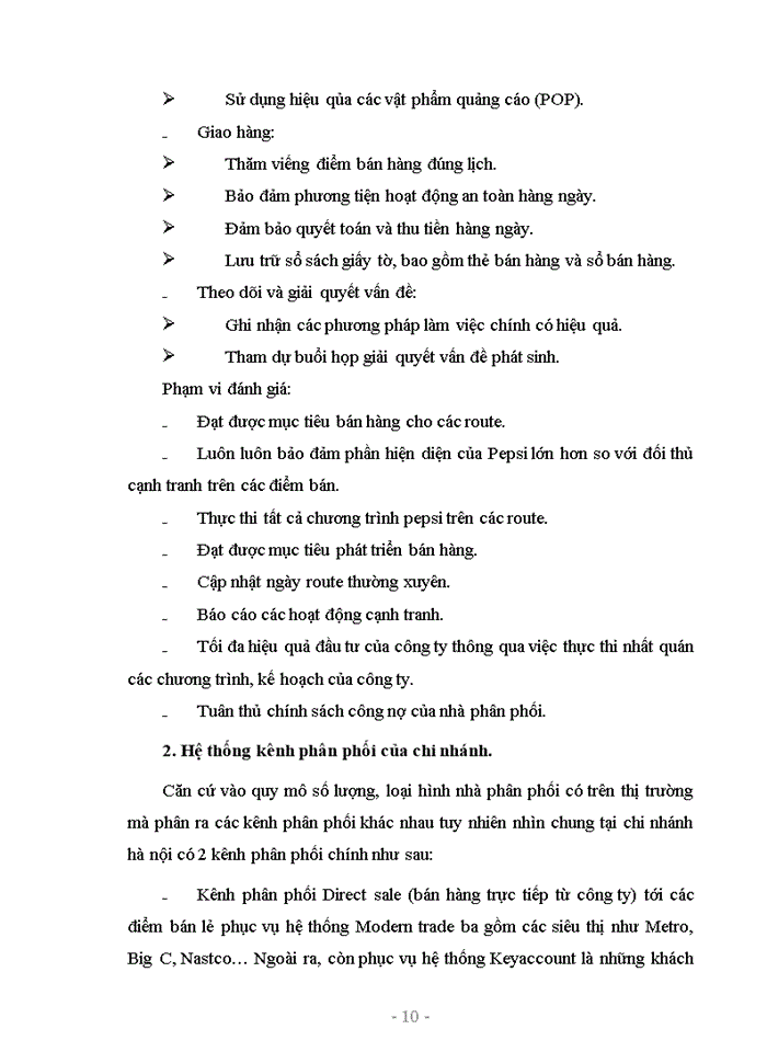 image for page Báo cáo thực tập tại Công ty PepsiCo Việt Nam