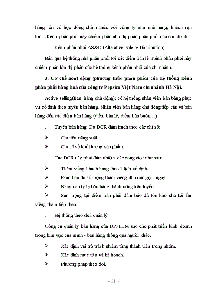 image for page Báo cáo thực tập tại Công ty PepsiCo Việt Nam