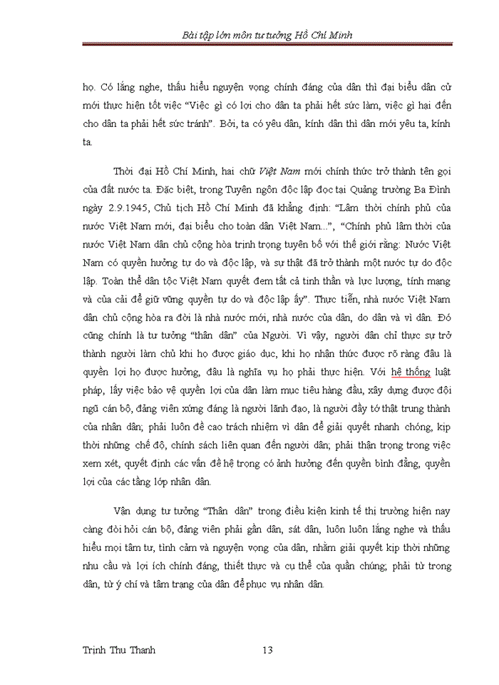 image for page Tìm hiểu về tư tưởng thân dân của Nguyễn Ái Quốc so với các bặc tiền bối Vấn đề này ngày nay được Đảng và Nhà nước chúng ta giải quyết như thế nào