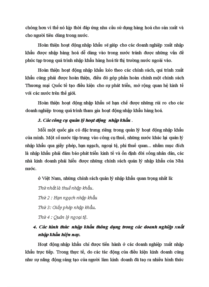 Nhập khẩu nguyên liệu cho doanh nghiệp công nghiệp sản xuất hàng xuất khẩu những vấn đề đặt ra và hướng giải quyết