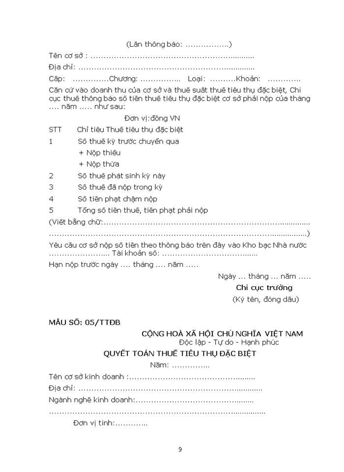 image for page Thuế tiêu thụ đặc biệt