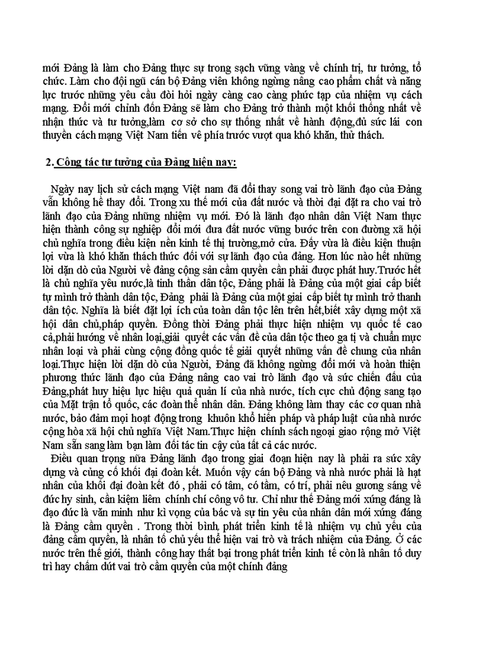 image for page Phân tích luận điểm của Hồ Chí Minh Đảng ta là một Đảng cầm quyền Phải giữ gìn Đảng ta thật trong sạch phải xứng đáng là người lãnh đạo là người đầy tớ thật trung thành của nhân dân Liên hệ với thực tiền Việt Nam hiện nay