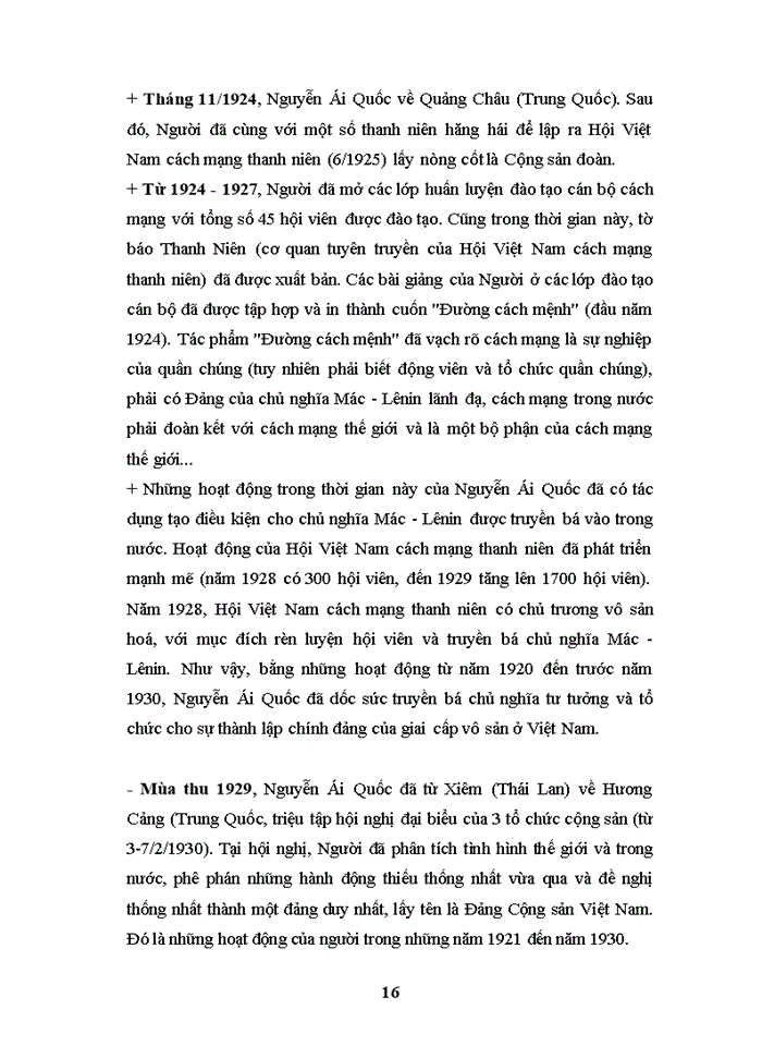 image for page Sự hình thành Tư Tưởng Hồ Chí Minh về con đường Cách Mạng Việt Nam giai đoạn từ năm 1921 đến 1930