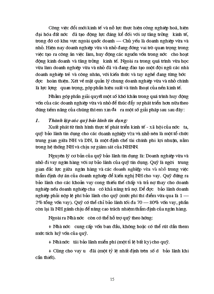 image for page Kế hoạch vốn kinh doanh của doanh nghiệp vừa và nhỏ Việt Nam trong nền kinh tế thị trường