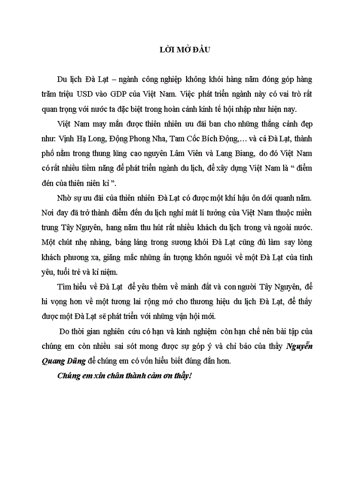 image for page Du lịch Đà Lạt