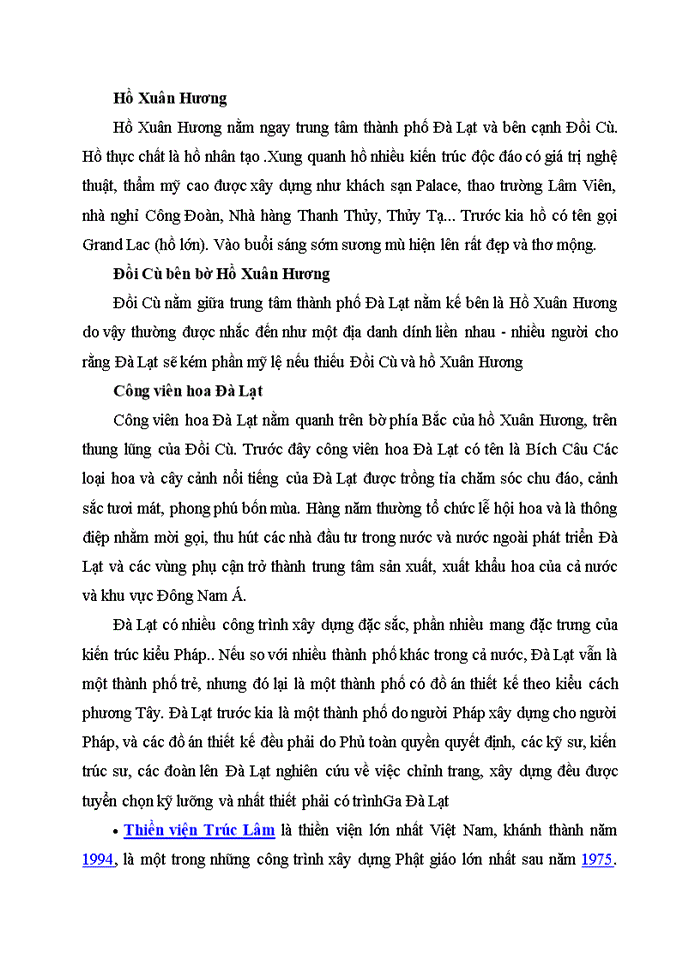 image for page Du lịch Đà Lạt