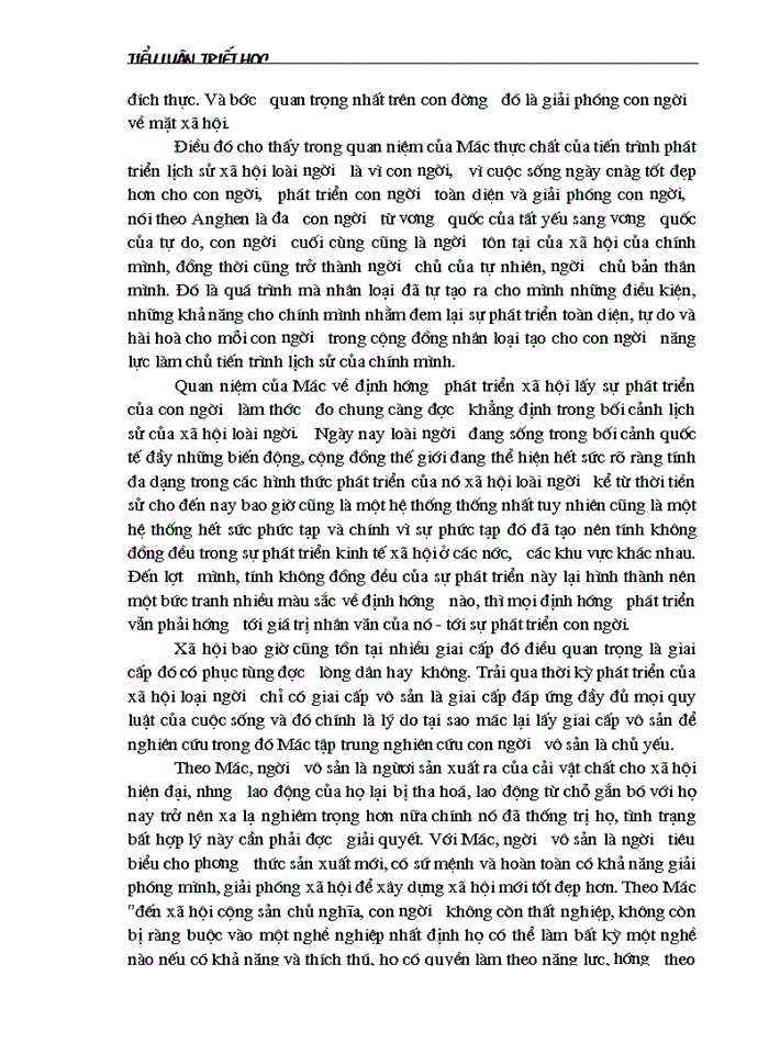 image for page Quan điểm của chủ nghĩa Mác về con người