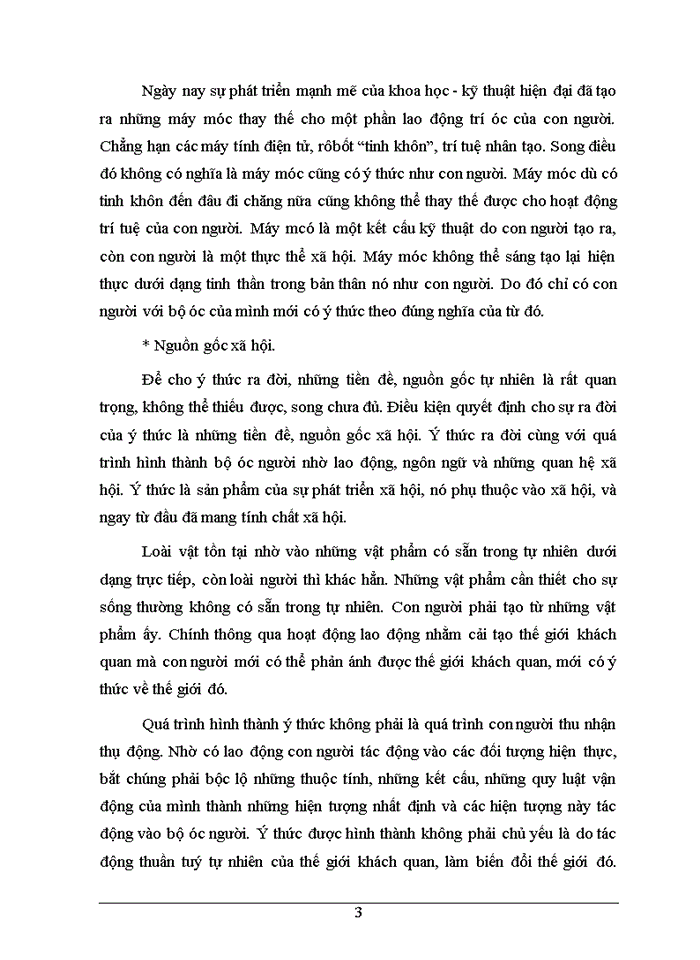 image for page Ý thức và vai trò của ý thức trong đời sống xã hội