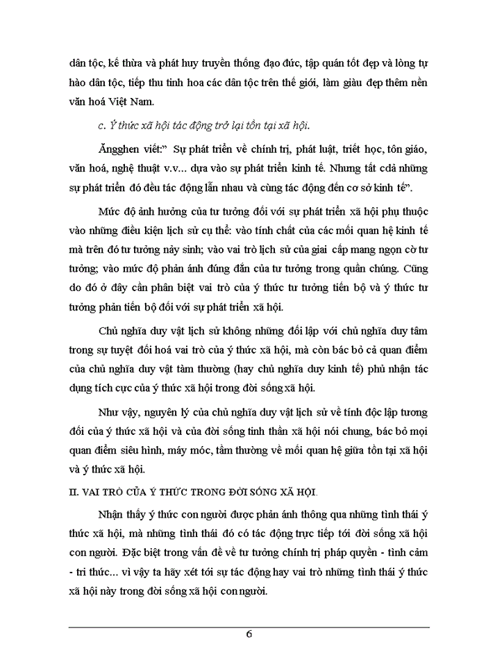 image for page Ý thức và vai trò của ý thức trong đời sống xã hội