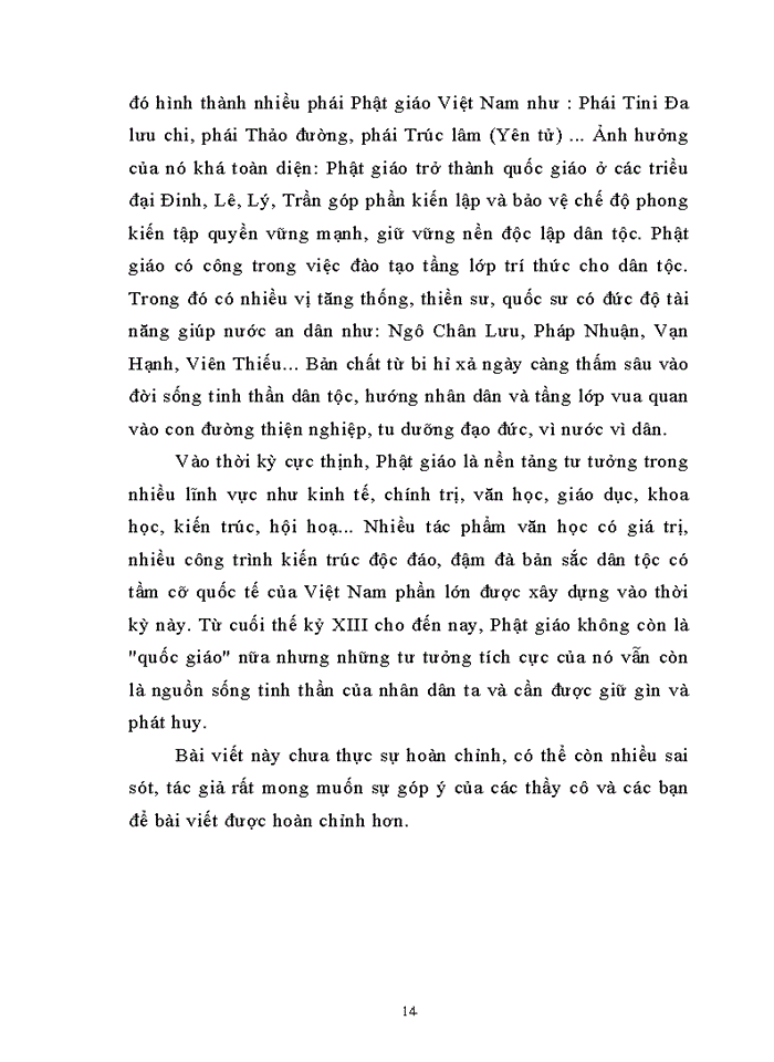 image for page Phật giáo là một nhu cầu tinh thần của người Việt Nam trong lịch sử