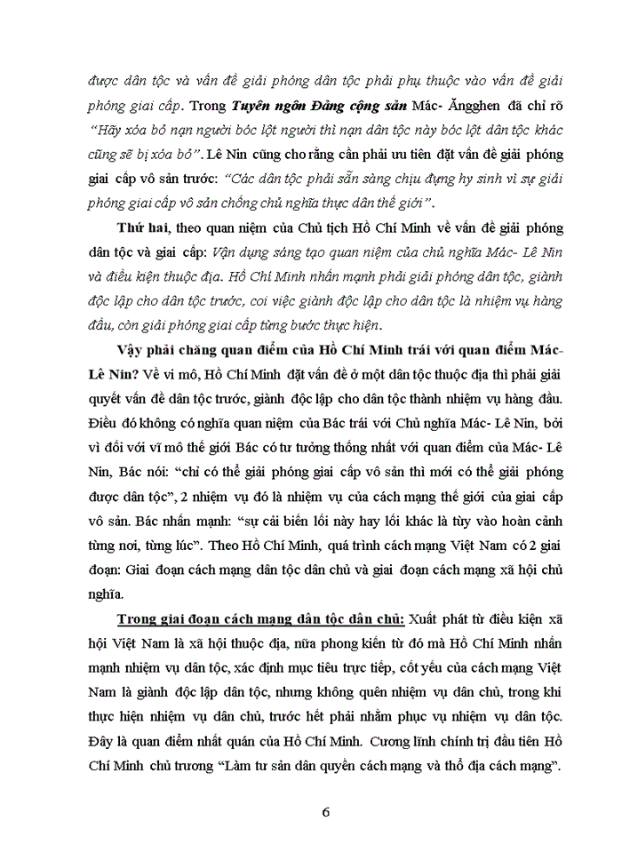 image for page Quan niệm của Hồ Chí Minh về độc lập dân tộc và Chủ nghĩa Xã hội