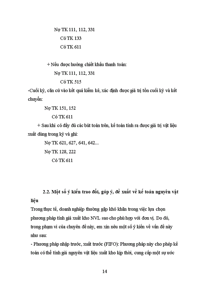 image for page Một số ý kiến về kế toán nguyên vật liệu
