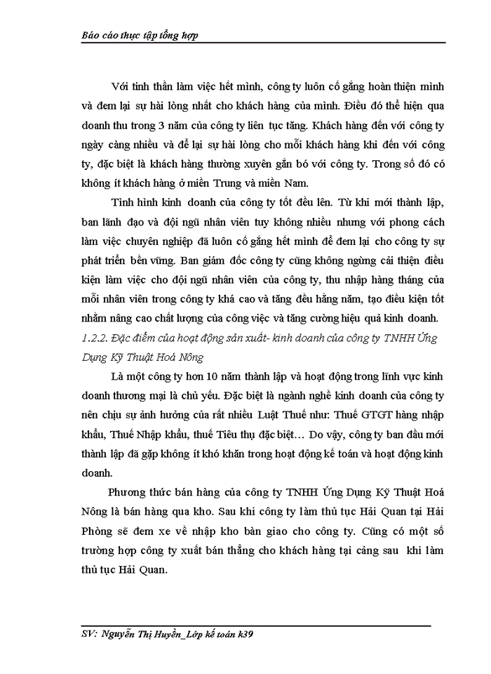 image for page Thực trạng tổ chức bộ máy kế toán và hệ thống kế toán tại Công ty Trách nhiệm Hữu hạng ứng dụng kỹ thuật hóa nông