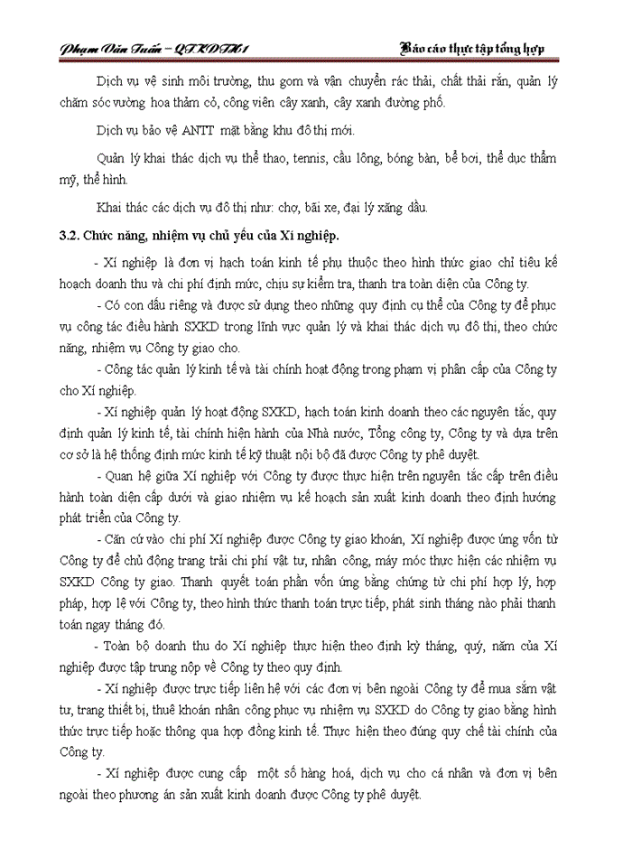 image for page Cơ cấu tổ chức chức năng nhiệm vụ bộ máy chi nhánh Công ty Trách nhiệm Hữu hạng một thành viên dịch vụ nhà ở và khu đô thị - xí nghiệp 1
