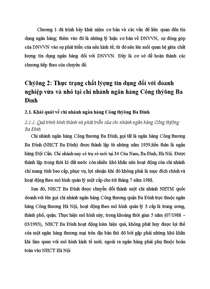 image for page GIẢI PHÁP NÂNG CAO CHẤT LƯỢNG TÍN DỤNG ĐỐI VỚI DOANH NGHIỆP VỪA VÀ NHỎ TẠI CHI NHÁNH NGÂN HÀNG CÔNG THƯƠNG BA ĐÌNH HÀ NỘI