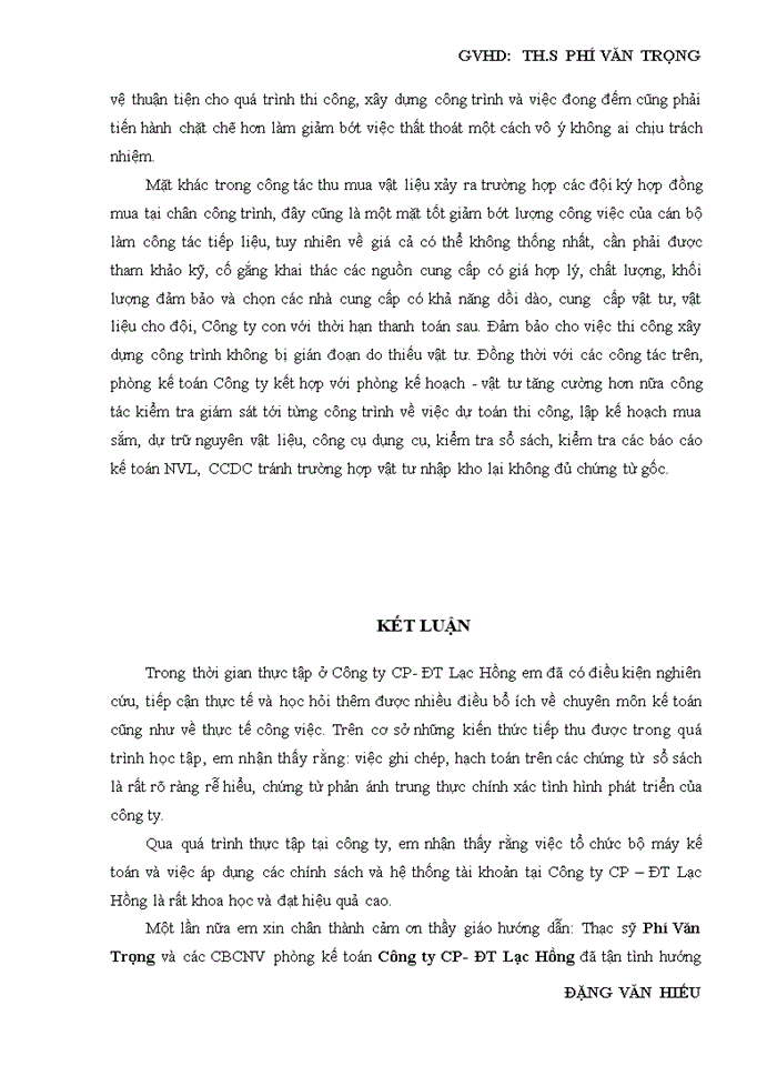 image for page Tình hình tổ chức bộ máy kế toán và tổ chức công tác kế toán tại Công ty CP-ĐT Lạc Hồng