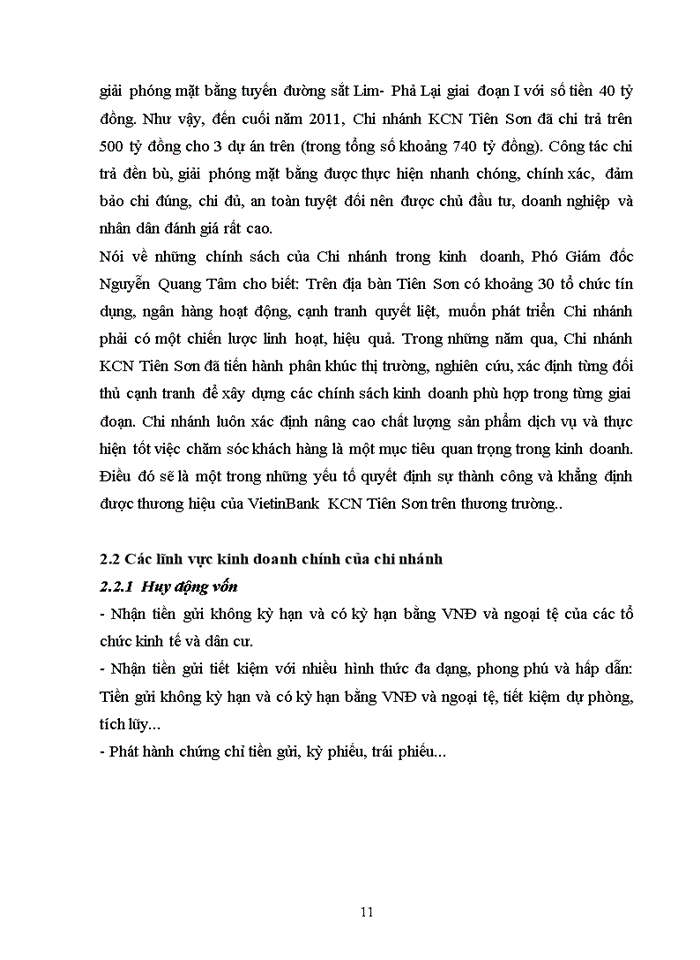 image for page Báo cáo thực tập tại chi nhánh ngân hàng công thương chi nhánh Tiên Sơn