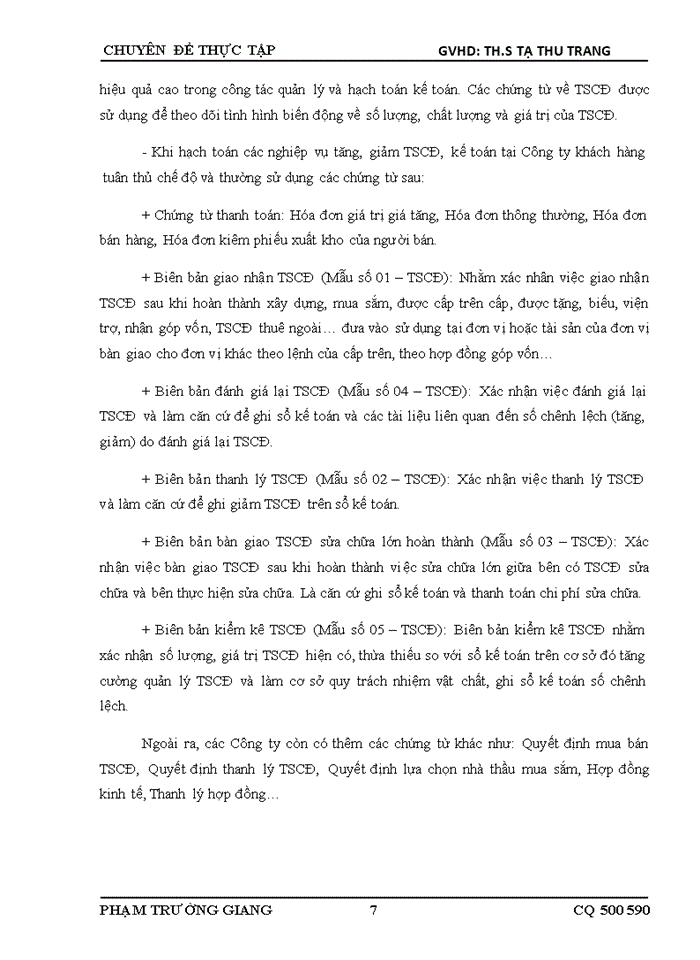 image for page THS Vận dụng quy trình kiểm toán vào kiểm toán khoản mục tài sản cố đinh trong kiểm toán Báo cáo tài chính do Công ty Trách nhiệm Hữu hạng Mazars STT Việt Nam thực hiện