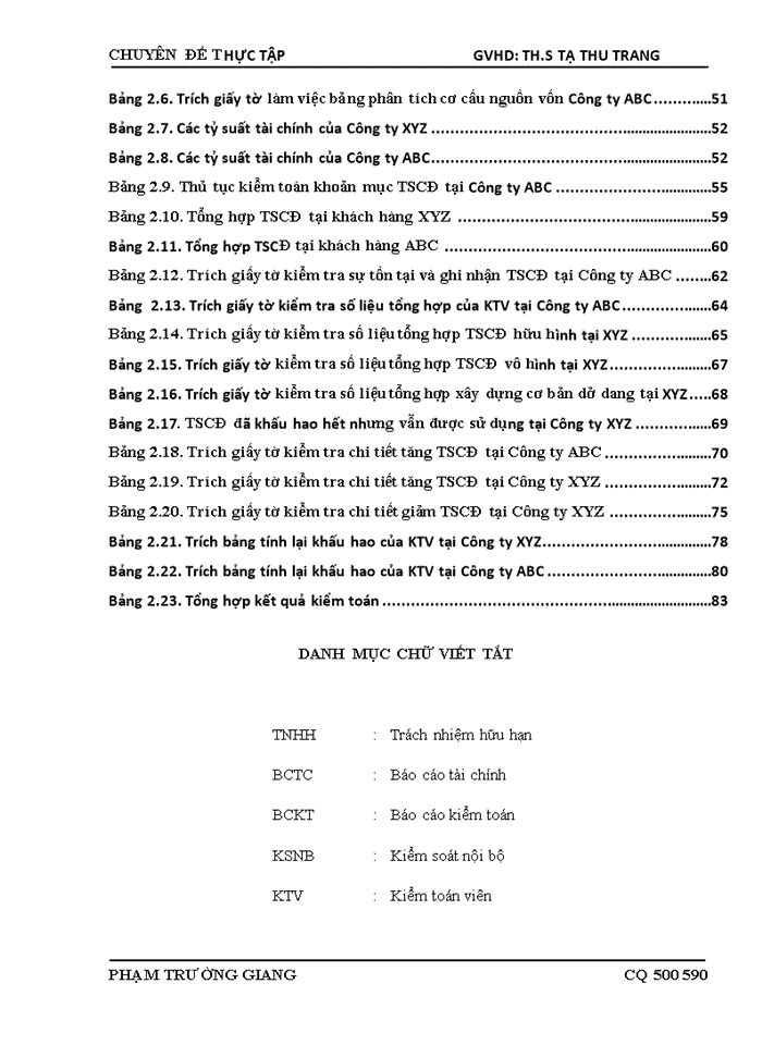 image for page THS Vận dụng quy trình kiểm toán vào kiểm toán khoản mục tài sản cố đinh trong kiểm toán Báo cáo tài chính do Công ty Trách nhiệm Hữu hạng Mazars STT Việt Nam thực hiện