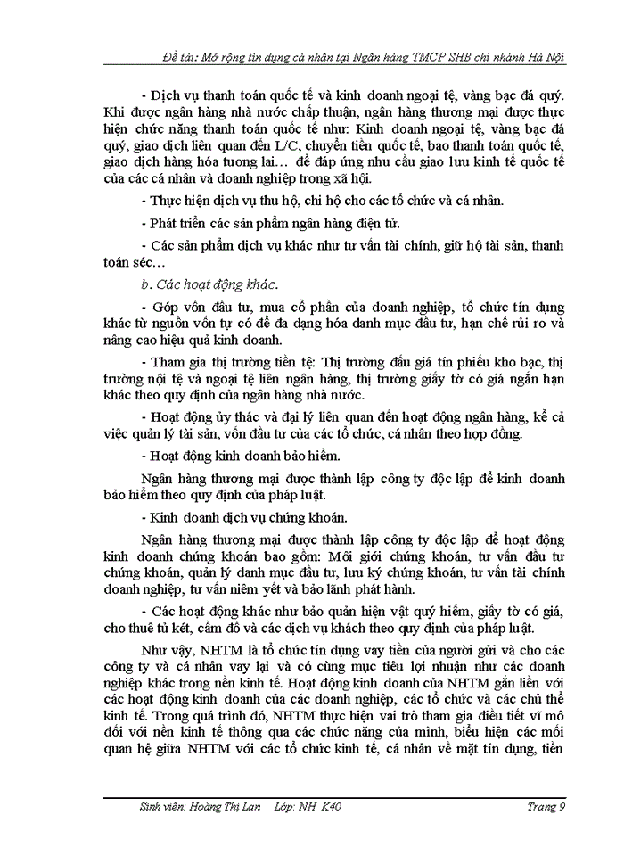 image for page Mở rộng tín dụng cá nhân tại Ngân hàng Thương Mại Cổ phần Sài Gòn Hà Nội