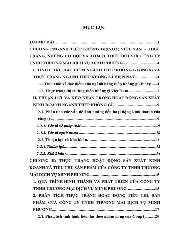 image for page Một số giải pháp đẩy mạnh tiêu thụ sản phẩm tại Công ty Trách nhiệm Hữu hạng Thương mại dịch vụ Minh Phương