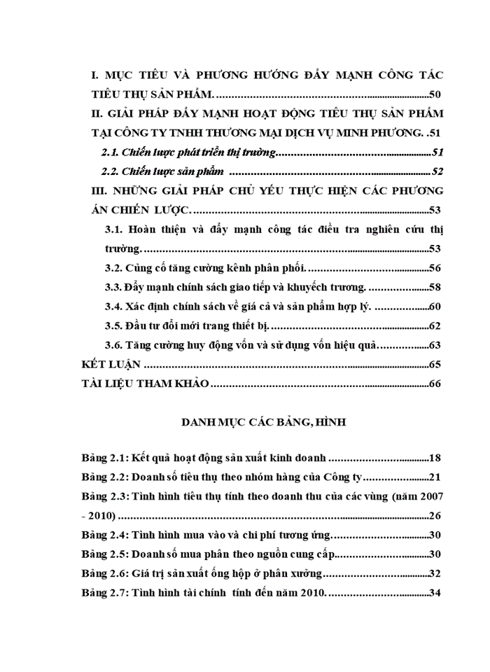 image for page Một số giải pháp đẩy mạnh tiêu thụ sản phẩm tại Công ty Trách nhiệm Hữu hạng Thương mại dịch vụ Minh Phương