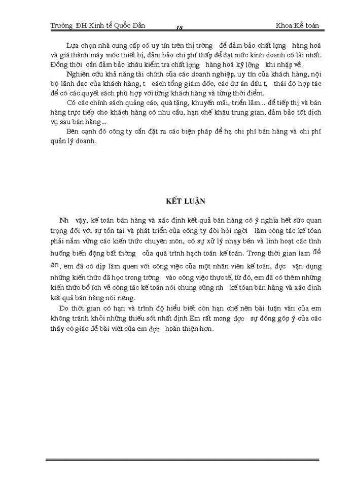 image for page Hoàn thiện kế toán bán hàng và xác định kết quả bán hàng tại Công ty Trách nhiệm Hữu hạng Công nghệ và Thương mại HÀ SƠN