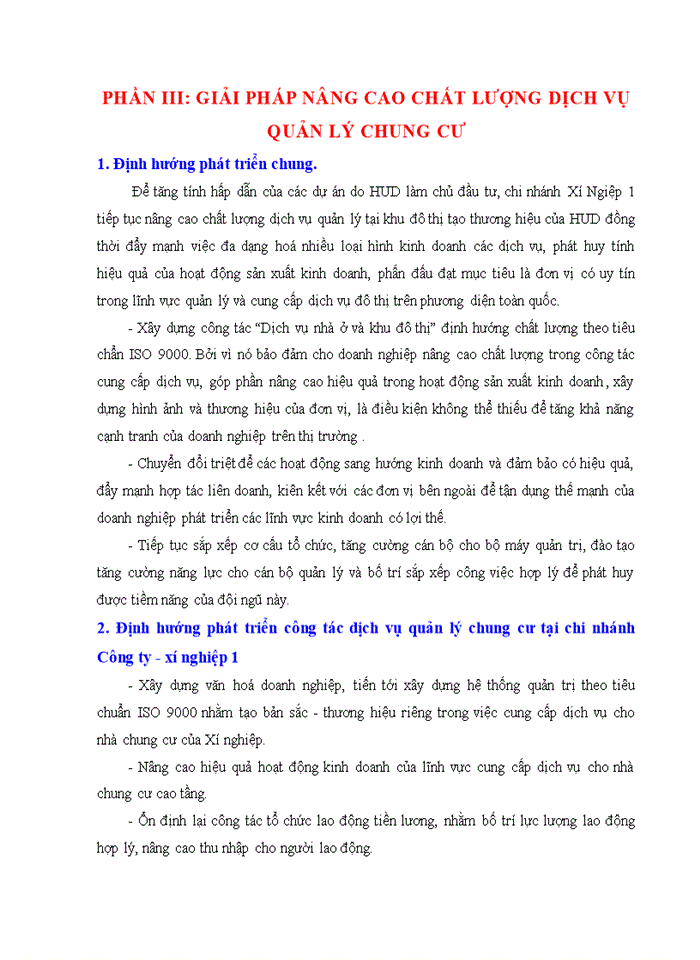 image for page Giải pháp nâng cao chất lượng dịch vụ quản lý chung cư tại chi nhánh Công ty Trách nhiệm Hữu hạng một thành viên dịch vụ nhà ở và khu đô thị- Xí nghiệp 1